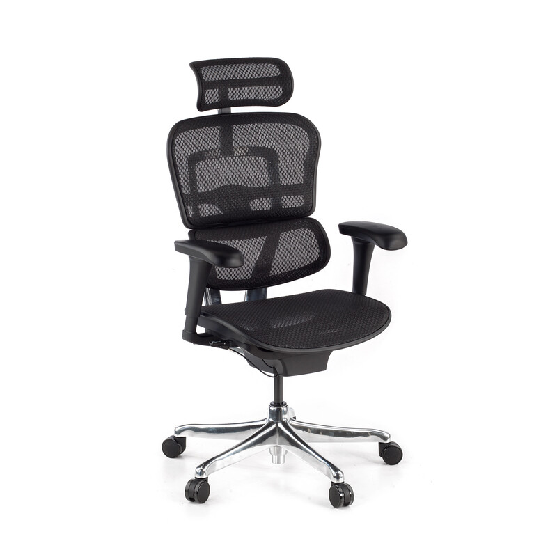 Silla ergonómica de malla Eurotech Ergohuman GEN2 con reposacabezas ajustable