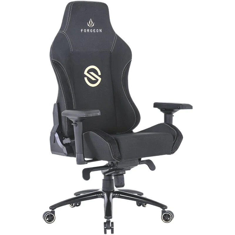 Silla gaming Forgeon Spica con tela transpirable y reposapiés retráctil