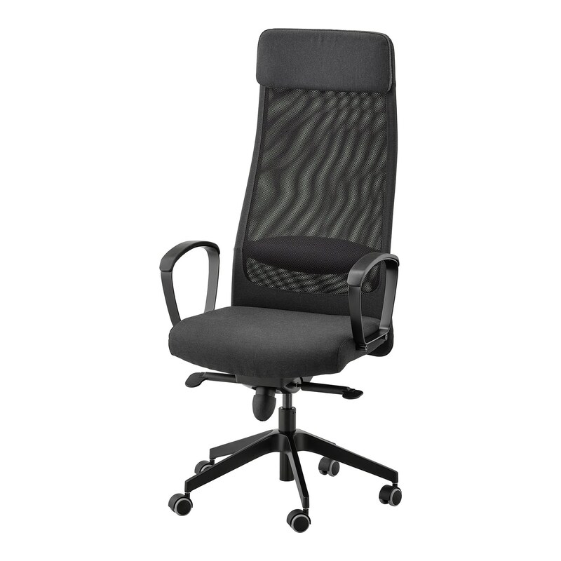 Silla de oficina IKEA MARKUS gris oscuro