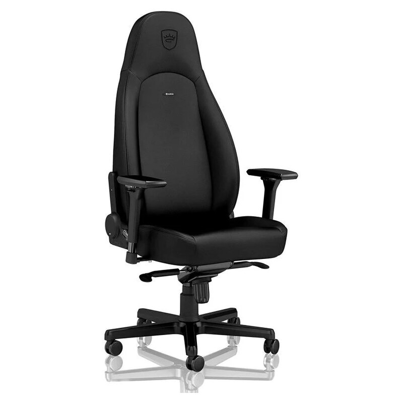 Silla gaming noblechairs ICON de cuero sintético con estética de oficina