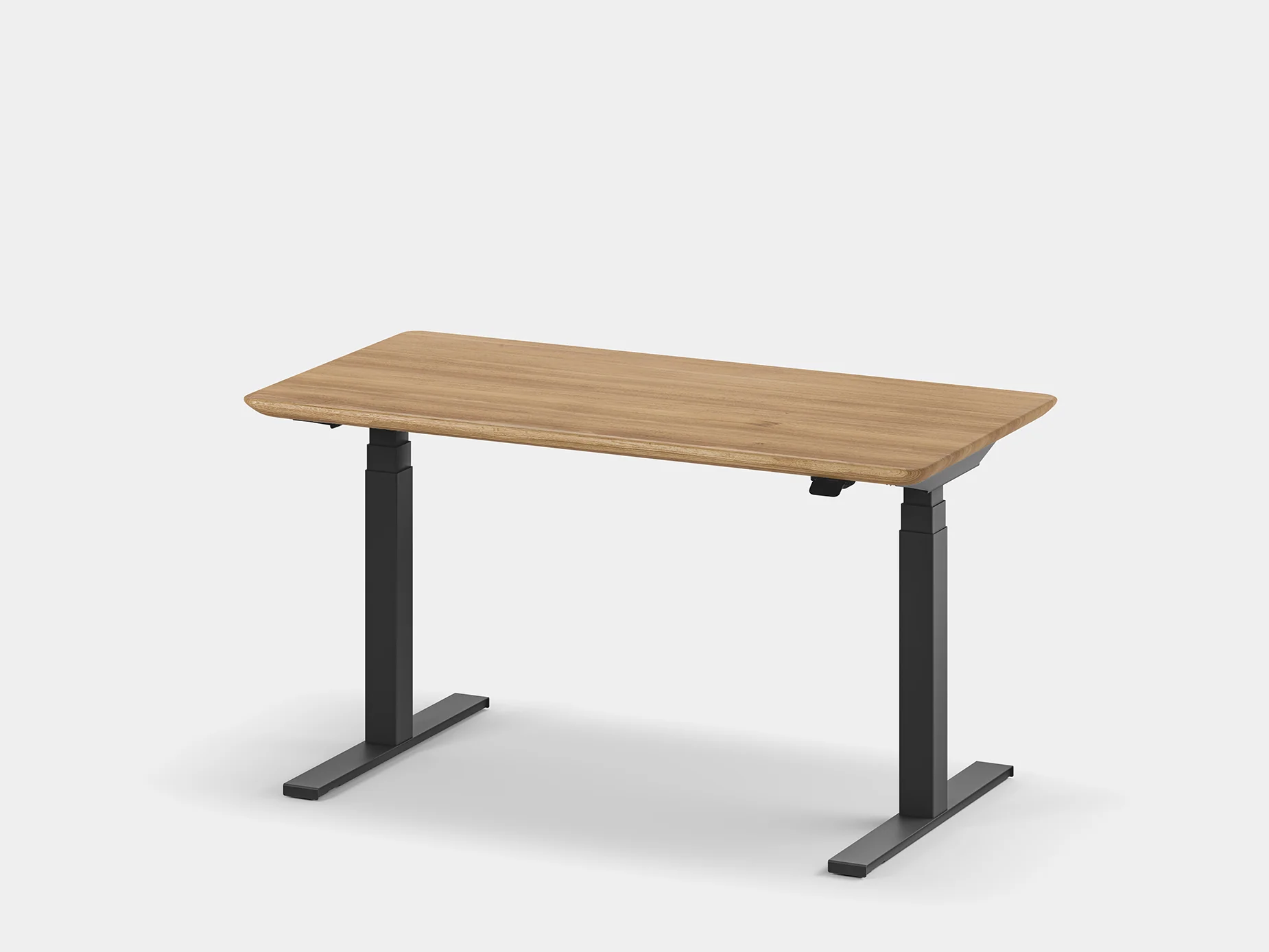 Escritorio elevable de madera maciza Oakywood Standing Desk Pro con doble motor, control por app y panel de 4 memorias