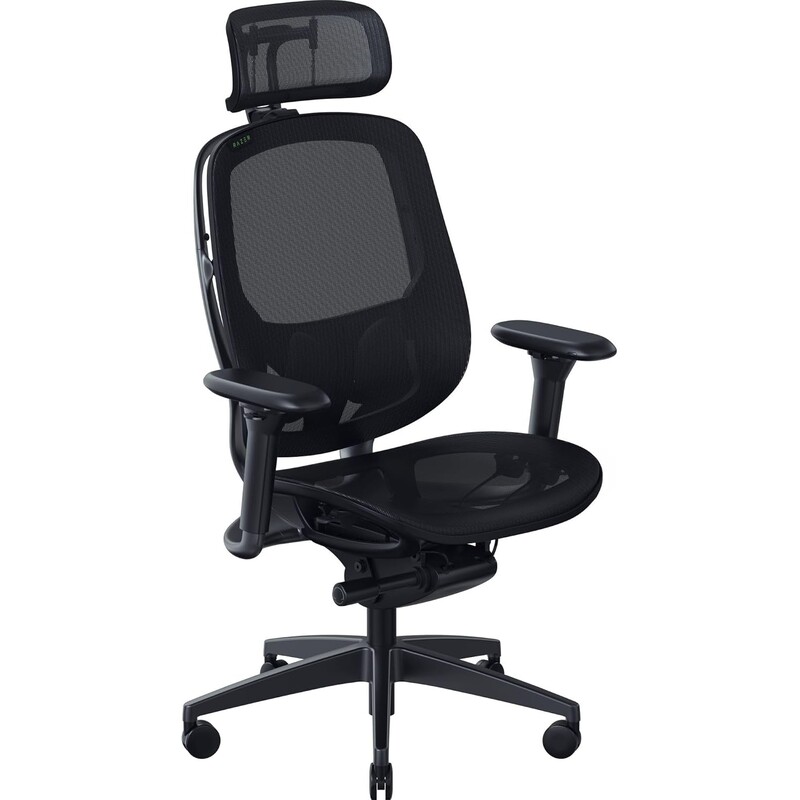 Silla ergonómica Razer Fujin Pro de malla completa para gaming y oficina